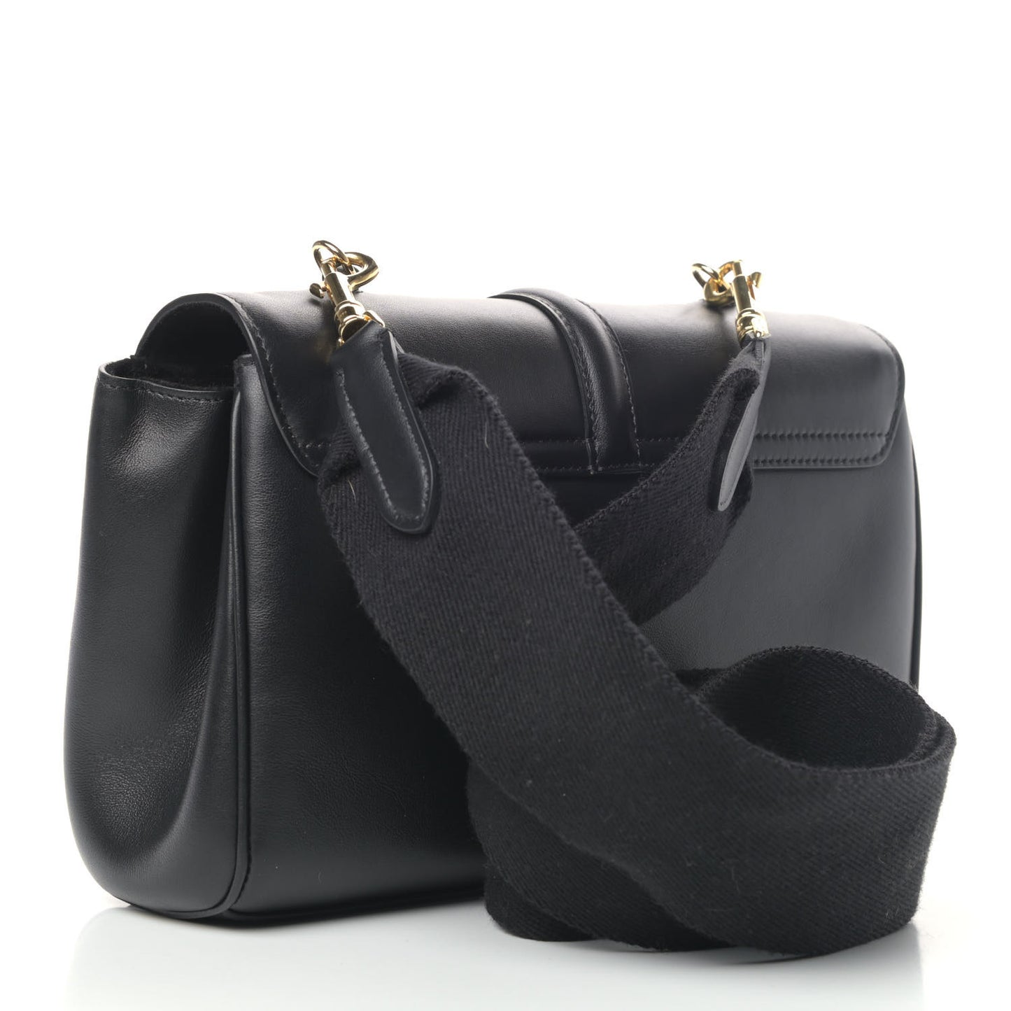Smooth Calfskin Teen 16 Crossbody Bag Black