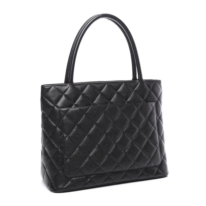 Chanel Caviar Quilted Medallion Tote Black 2 of 10