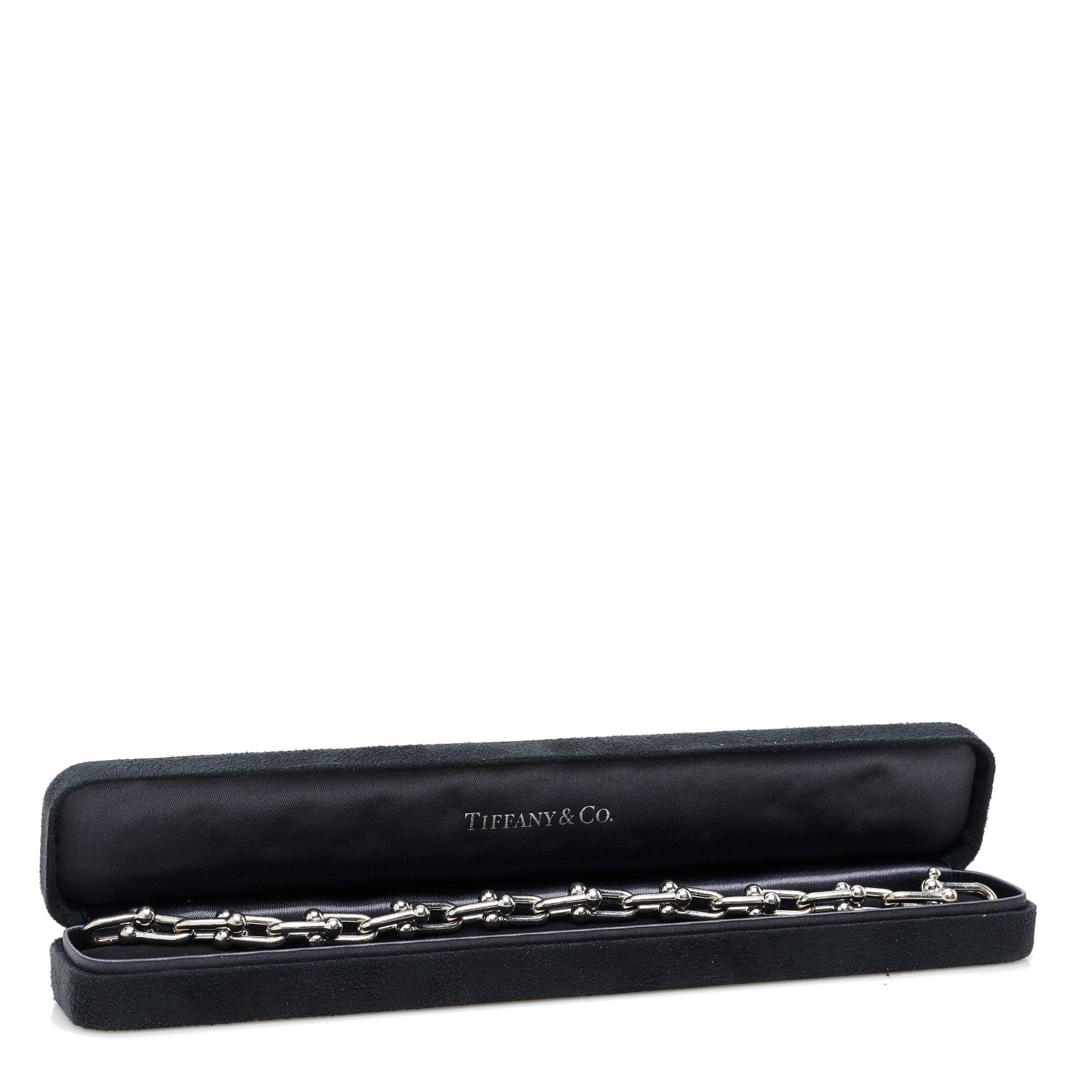 Tiffany 18K White Gold Medium HardWear Link Bracelet 4 of 4