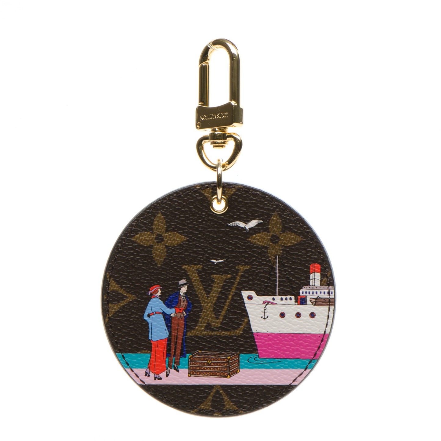 Monogram 2016 Christmas Animation Bag Charm Key Ring