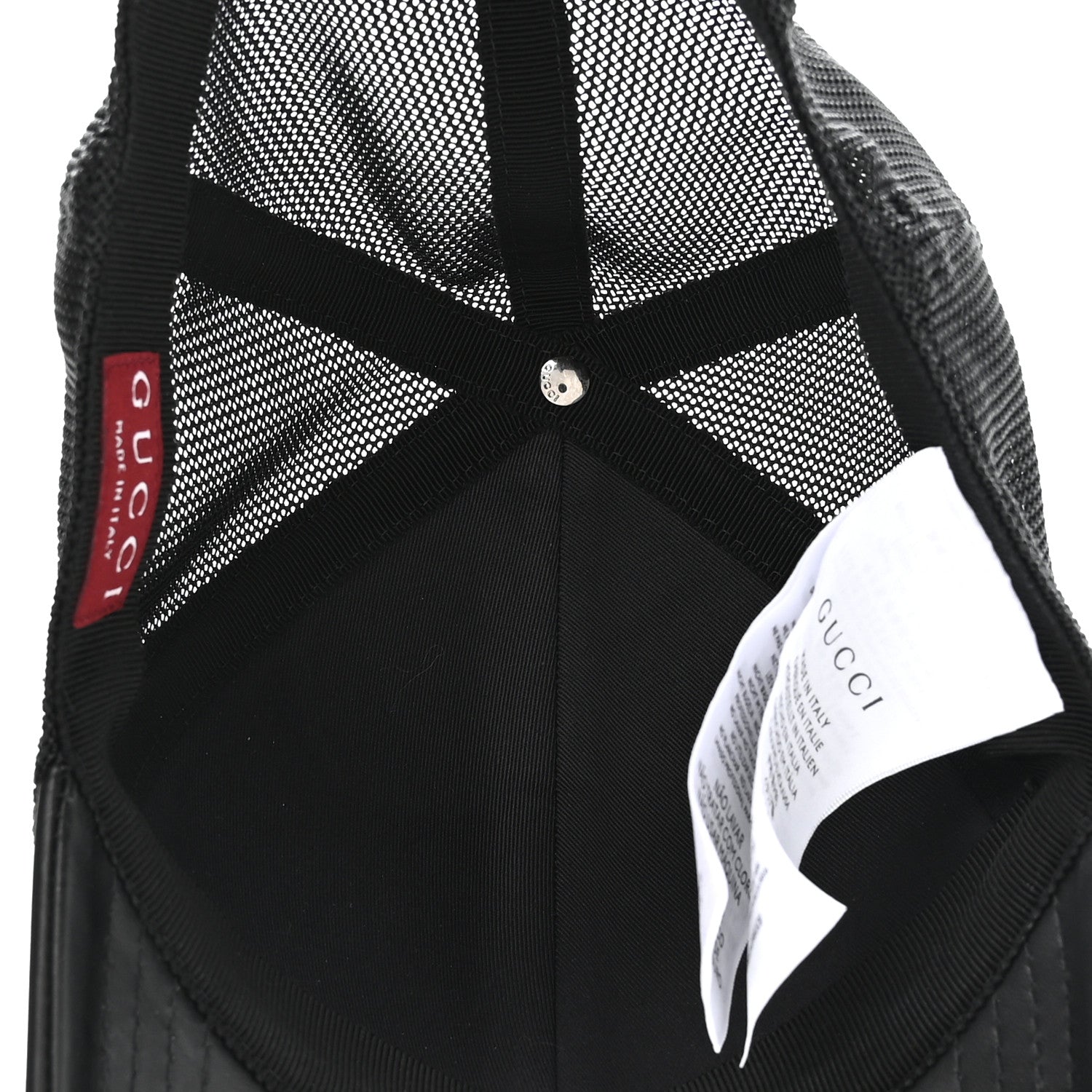 Gucci GG Supreme Monogram Baseball Hat S Black 1872863 – FASHIONPHILE