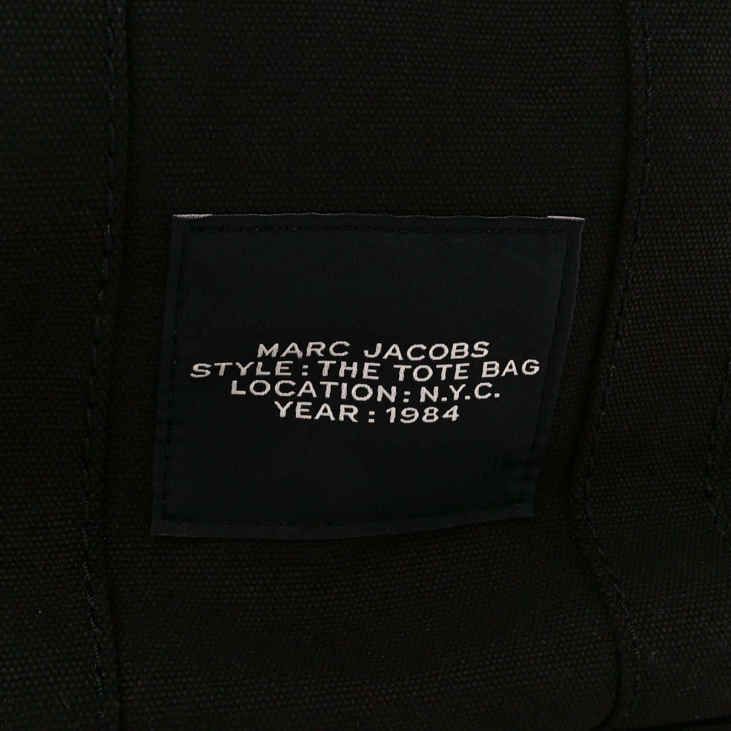 Cotton Canvas Small The Tote Bag Black