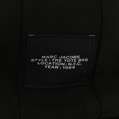 Marc Jacobs Cotton Canvas Small The Tote Bag Black 7 of 10