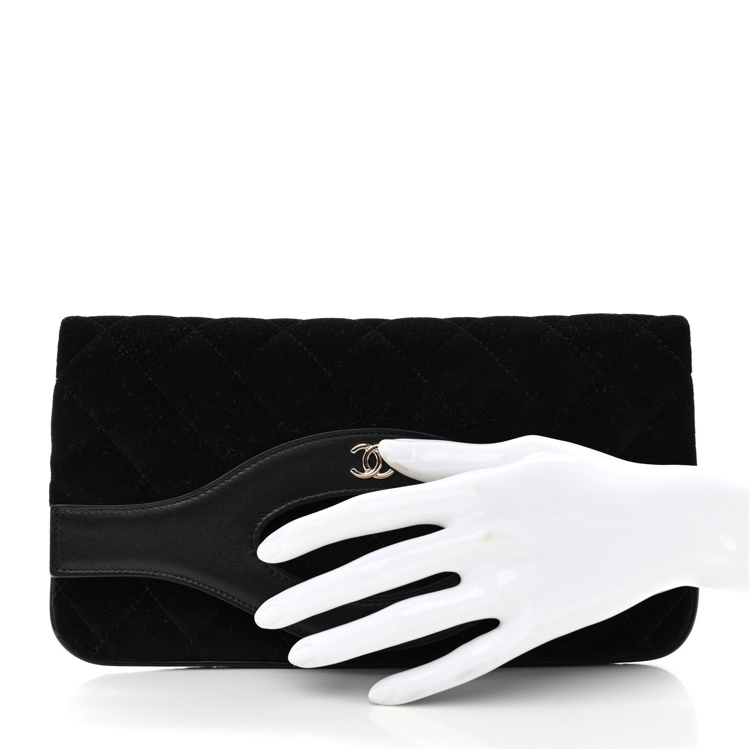 Chanel Velvet Lambskin 31 Pouch Black 2 of 8