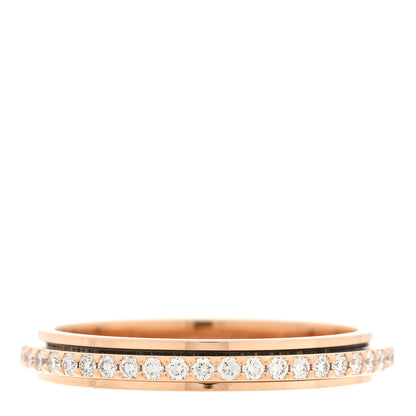 Piaget 18K Rose Gold Diamond .25ctw Possession Wedding Band Ring 52 6 3 of 6