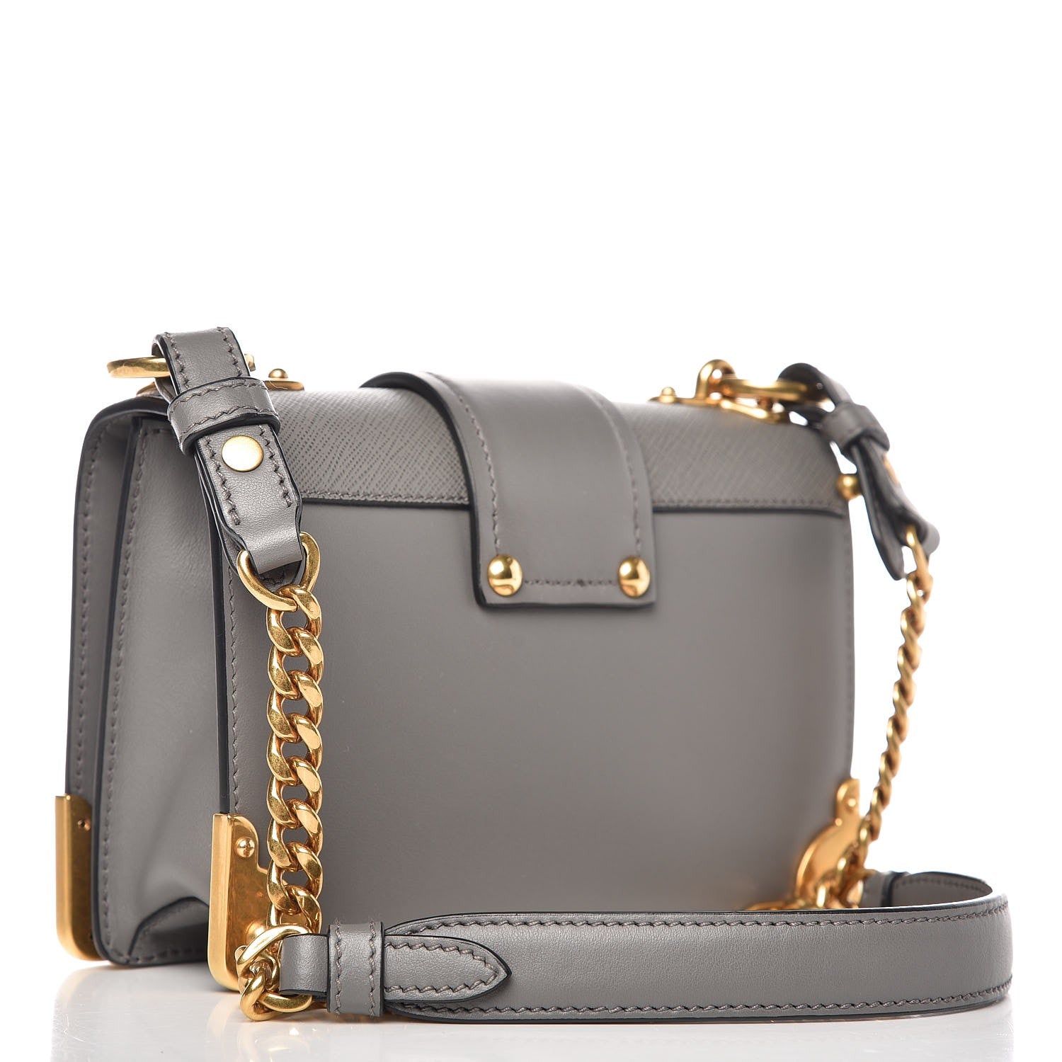 Prada City Calf Saffiano Cahier Bag Marmo 3 of 8
