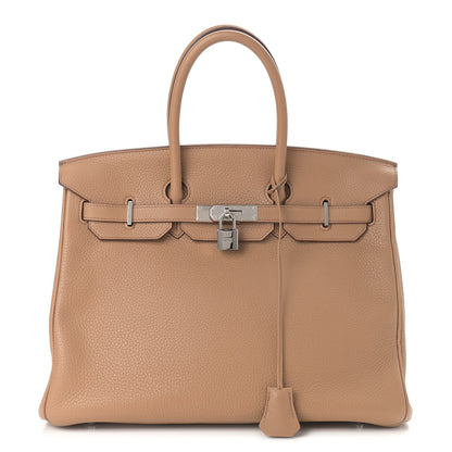Hermes Taurillon Clemence Birkin 35 Bisciut 1 of 12