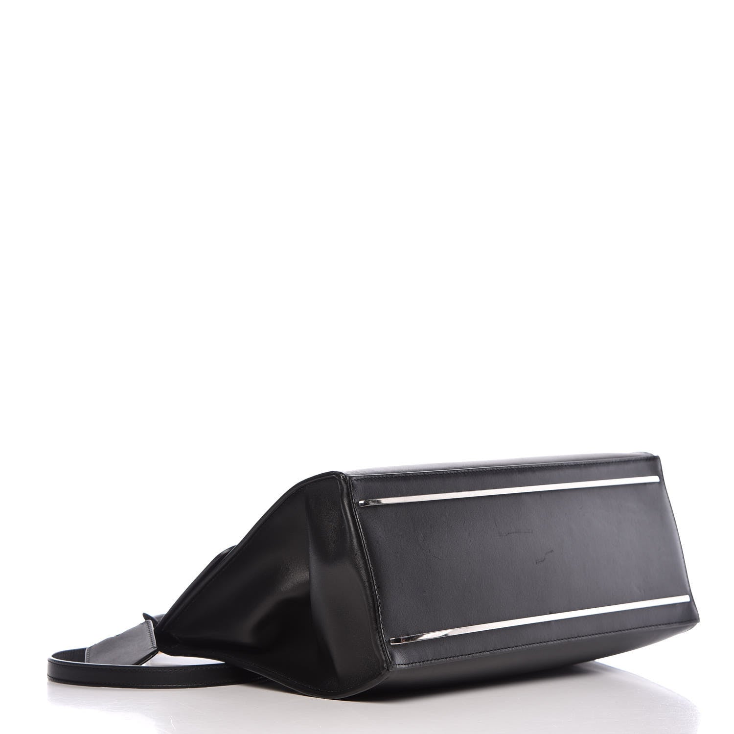 Balenciaga Calfskin Le Dix M Cartable Shoulder Bag Black 4 of 17