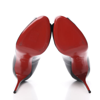 Christian Louboutin Patent New Very Prive 120 Pumps 40.5 Black Red 5 of 10