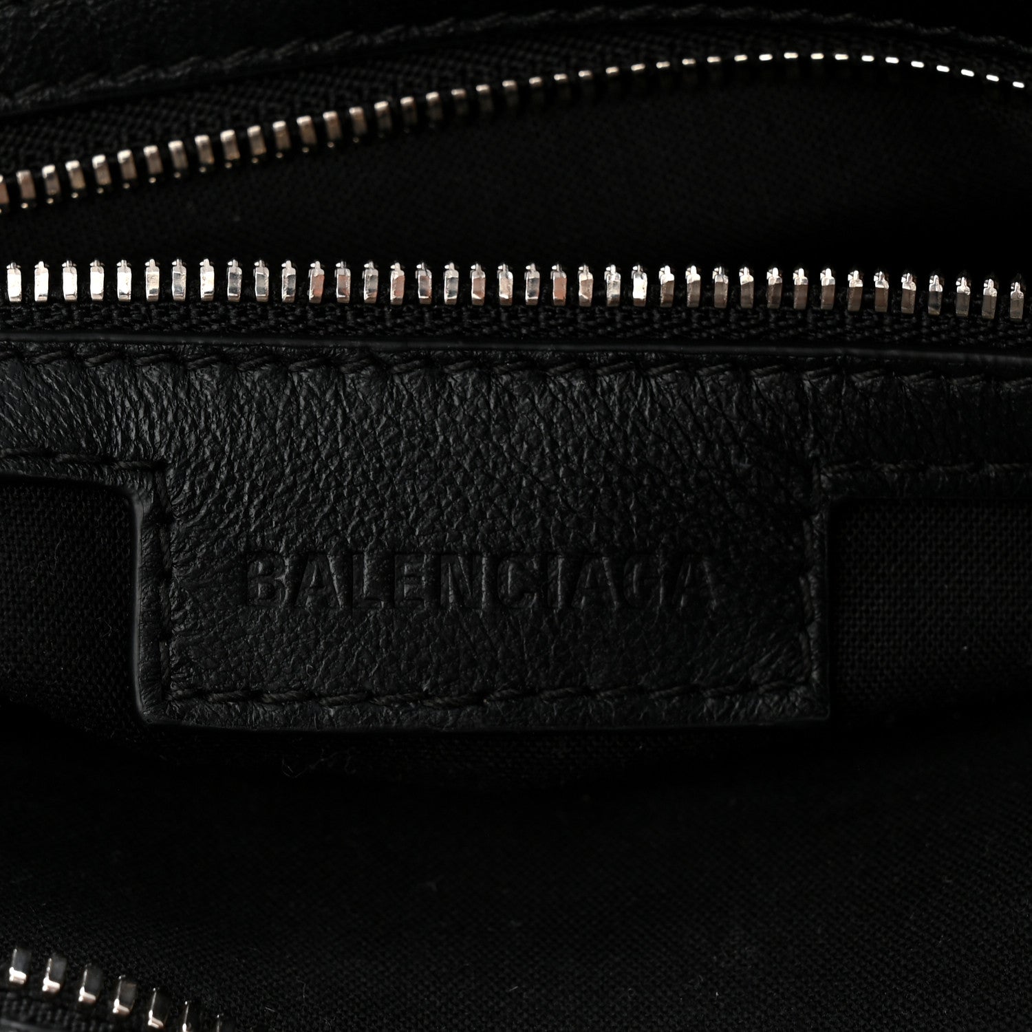 Balenciaga Agneau Arena Silver Hardware Small Le City Black 6 of 10