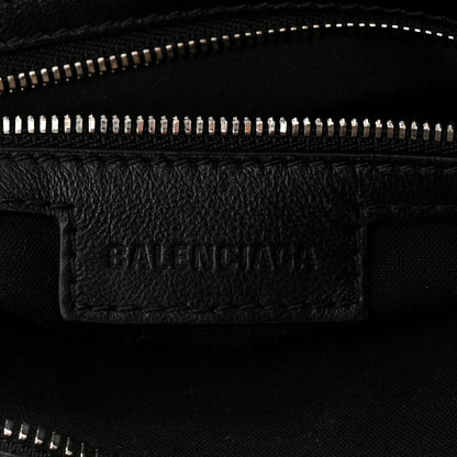 Balenciaga Agneau Arena Silver Hardware Small Le City Black 6 of 10