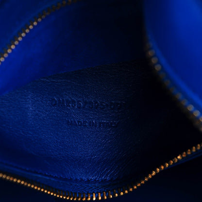 Saint Laurent Calfskin Small Monogram Cabas Blue 6 of 7