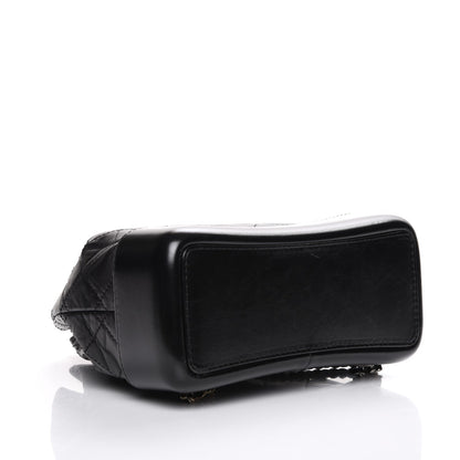 Chanel Aged Calfskin Quilted Gabrielle Backpack Black 4 of 8