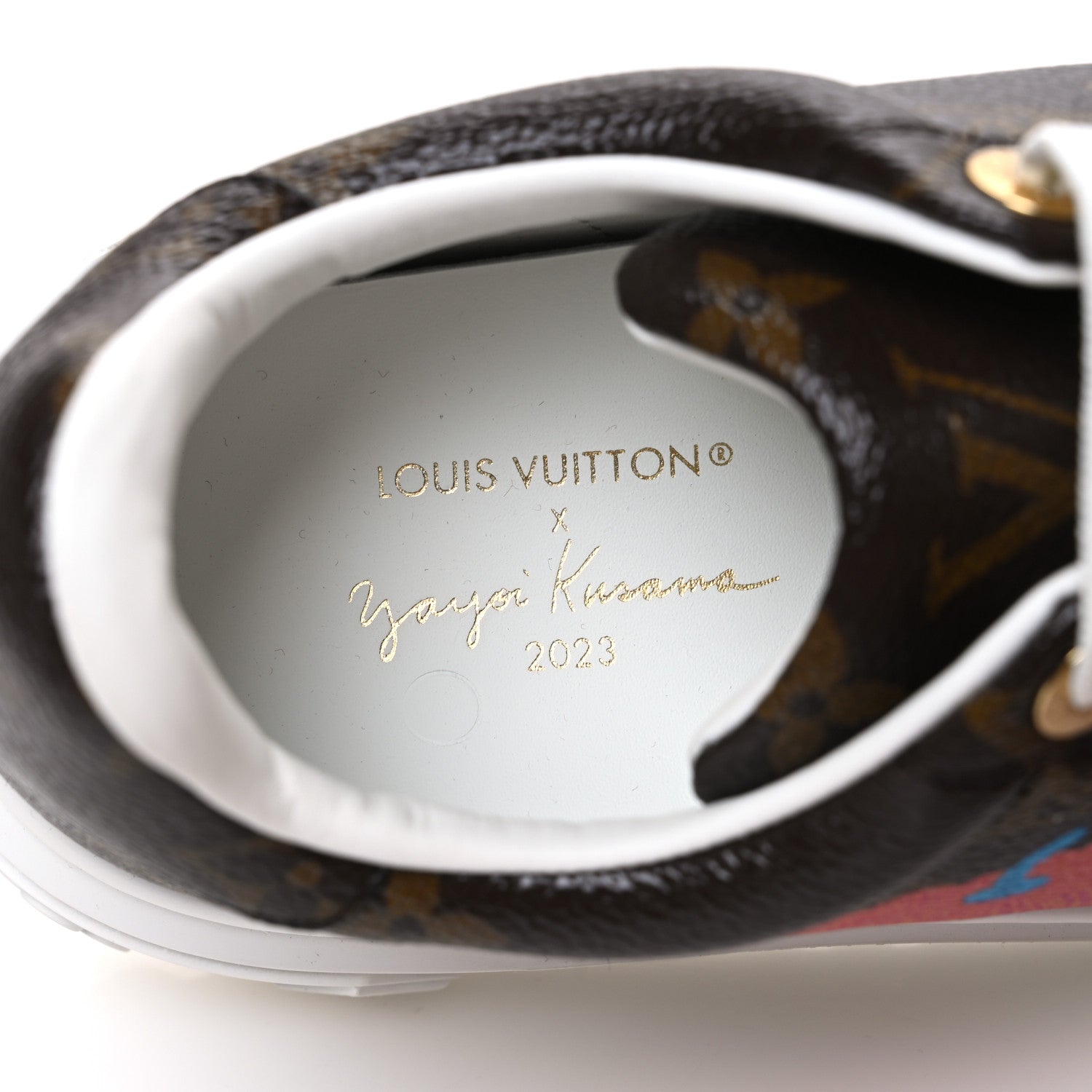 Louis Vuitton LV X YK Monogram Pumpkin Time Out Sneakers 35.5 10 of 10