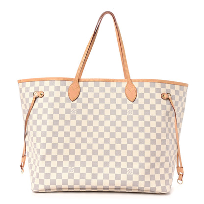 Louis Vuitton Damier Azur Neo Neverfull GM Rose Ballerine 1 of 9