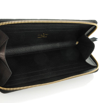 Louis Vuitton Empreinte Clemence Wallet Black 6 of 9