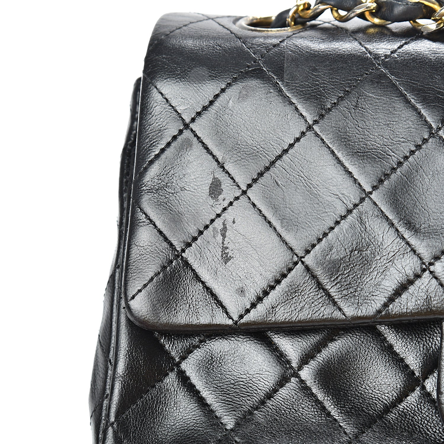 Chanel Lambskin Quilted Small Double Flap Black 18 of 19