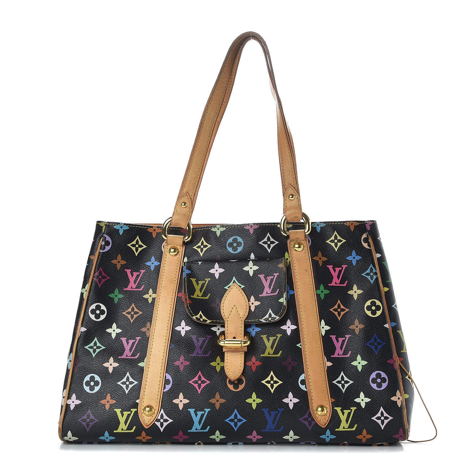 Louis Vuitton Monogram Multicolor Aurelia MM Black 1 of 20