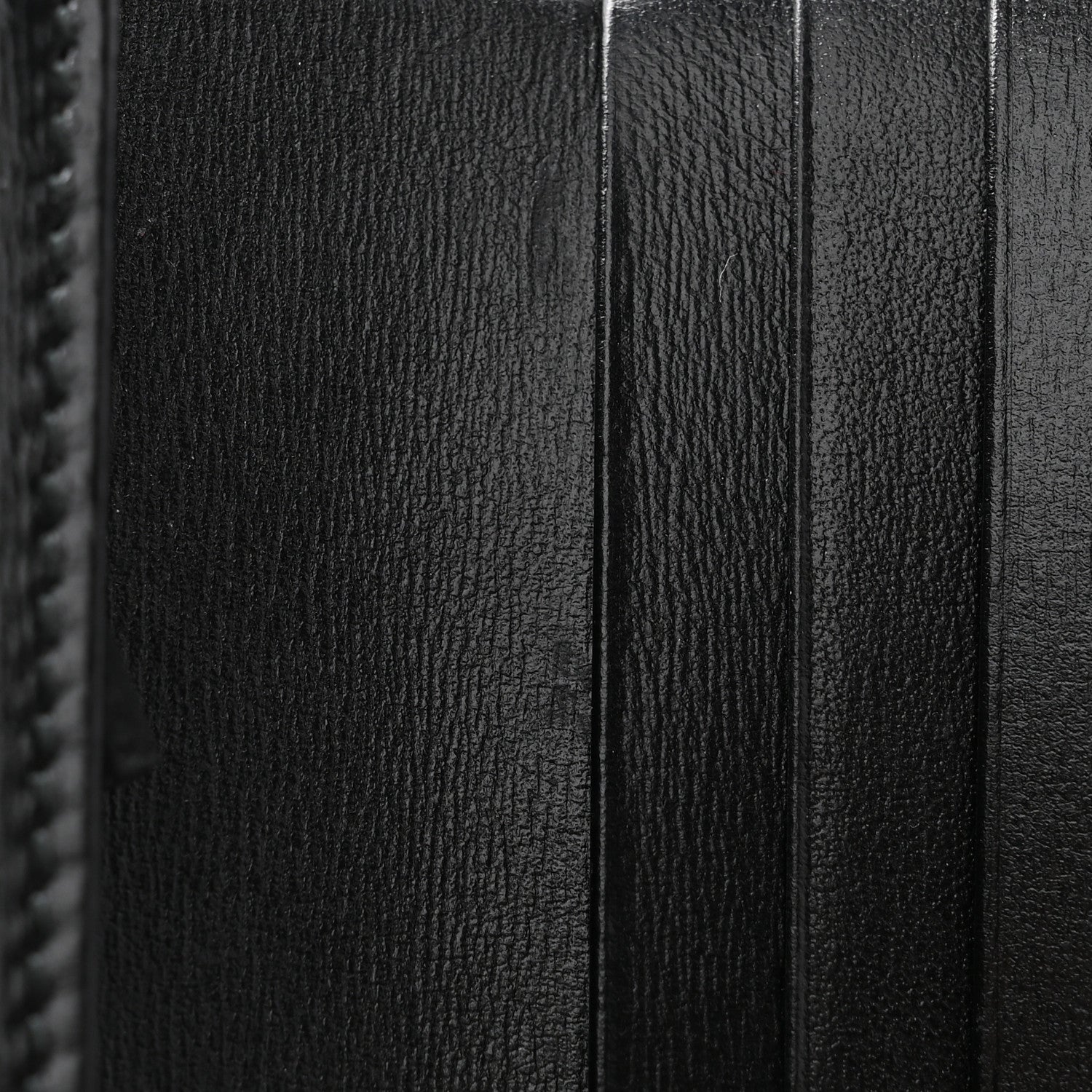 Gucci Calfskin Web Trapuntata GG Marmont Card Case Wallet Black 8 of 10