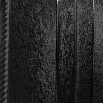 Gucci Calfskin Web Trapuntata GG Marmont Card Case Wallet Black 8 of 10