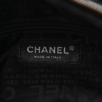 Chanel Distressed Lambskin Lady Braid Small Tote Black 6 of 11
