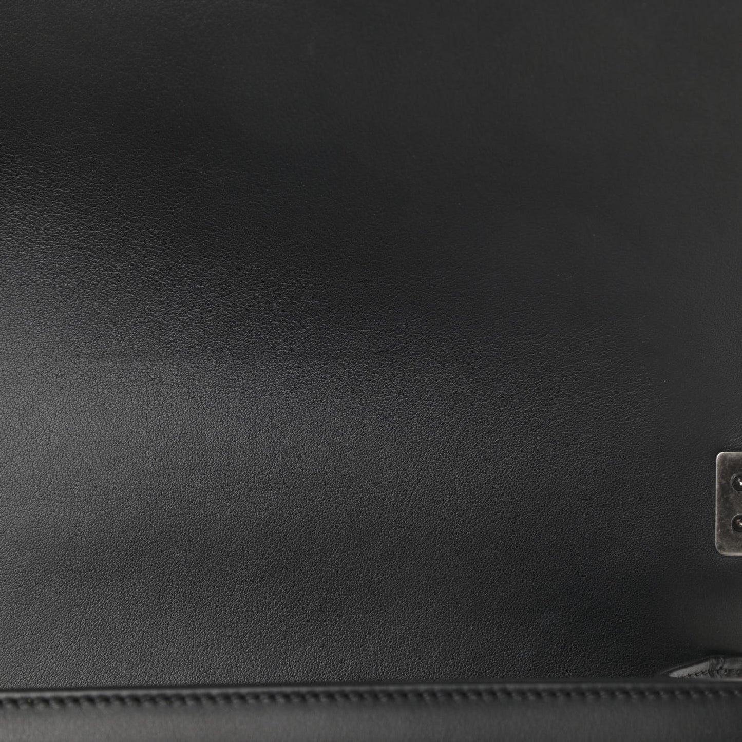 Calfskin Quilted Medium Boy Flap Black
