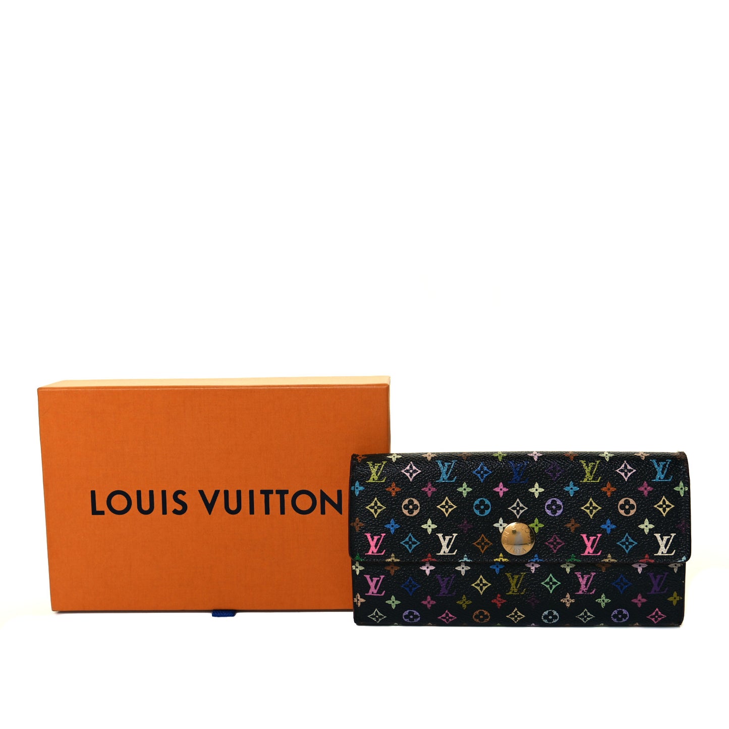 Monogram Multicolor Sarah Wallet Black