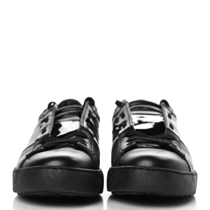 Valentino Garavani Calfskin Rockstud Untitled Open Sneakers 40 Black 2 of 8