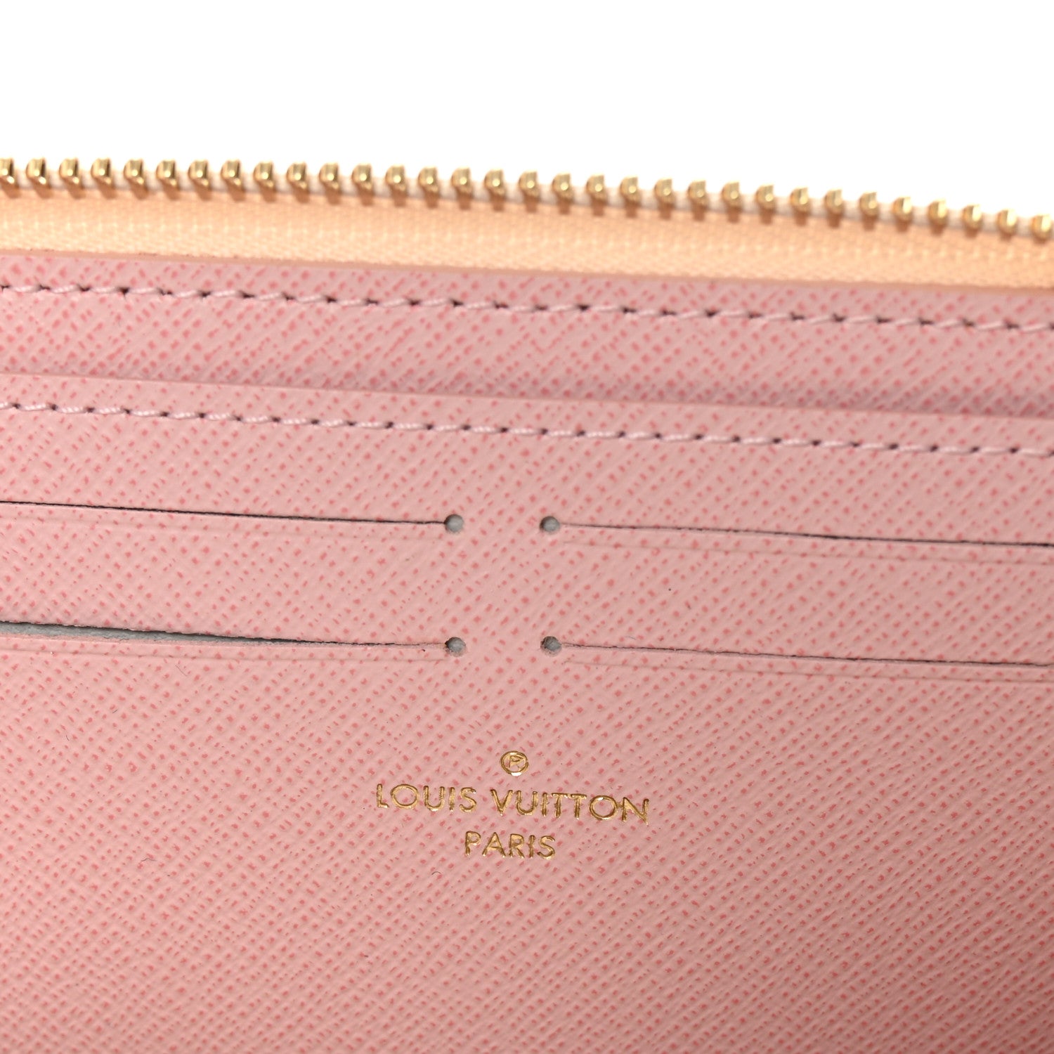 Louis Vuitton Damier Azur Clemence Wallet Rose Ballerine 6 of 6