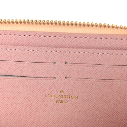 Louis Vuitton Damier Azur Clemence Wallet Rose Ballerine 6 of 6