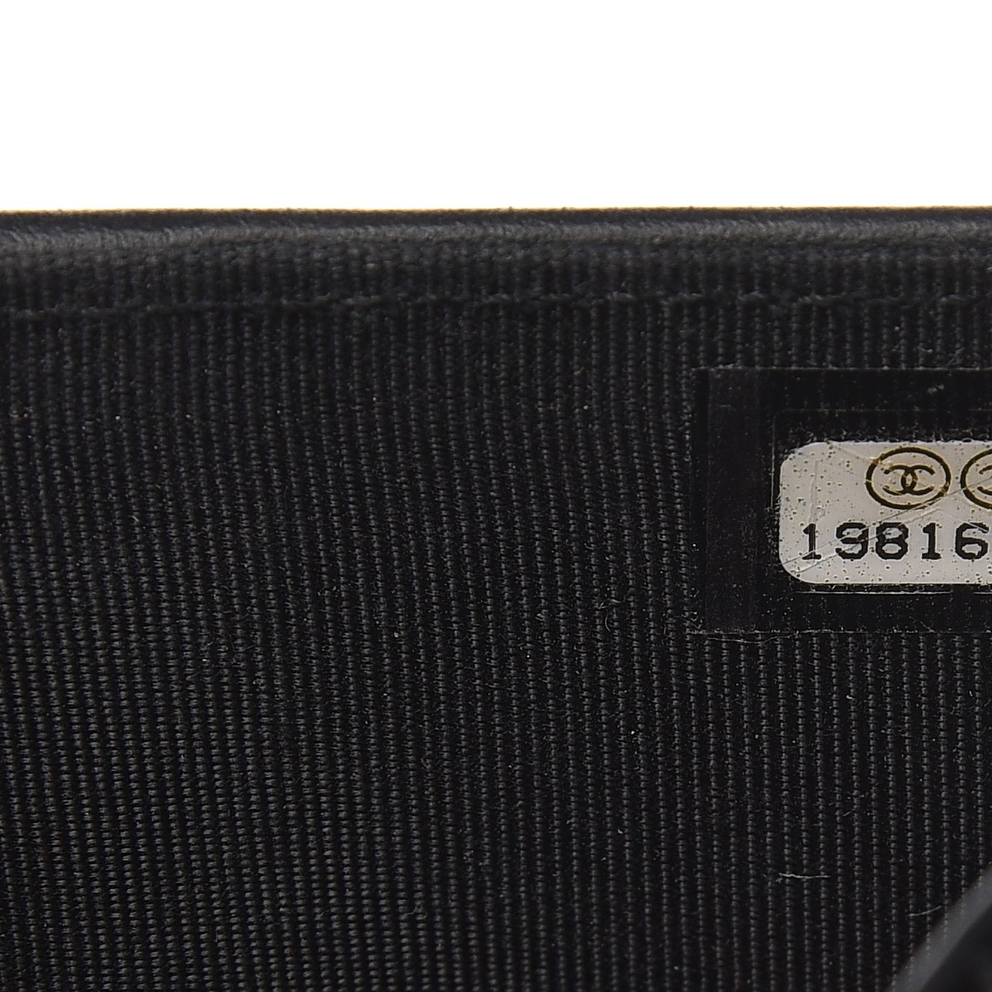 Patent Calfskin Quilted Large Flap Wallet Black