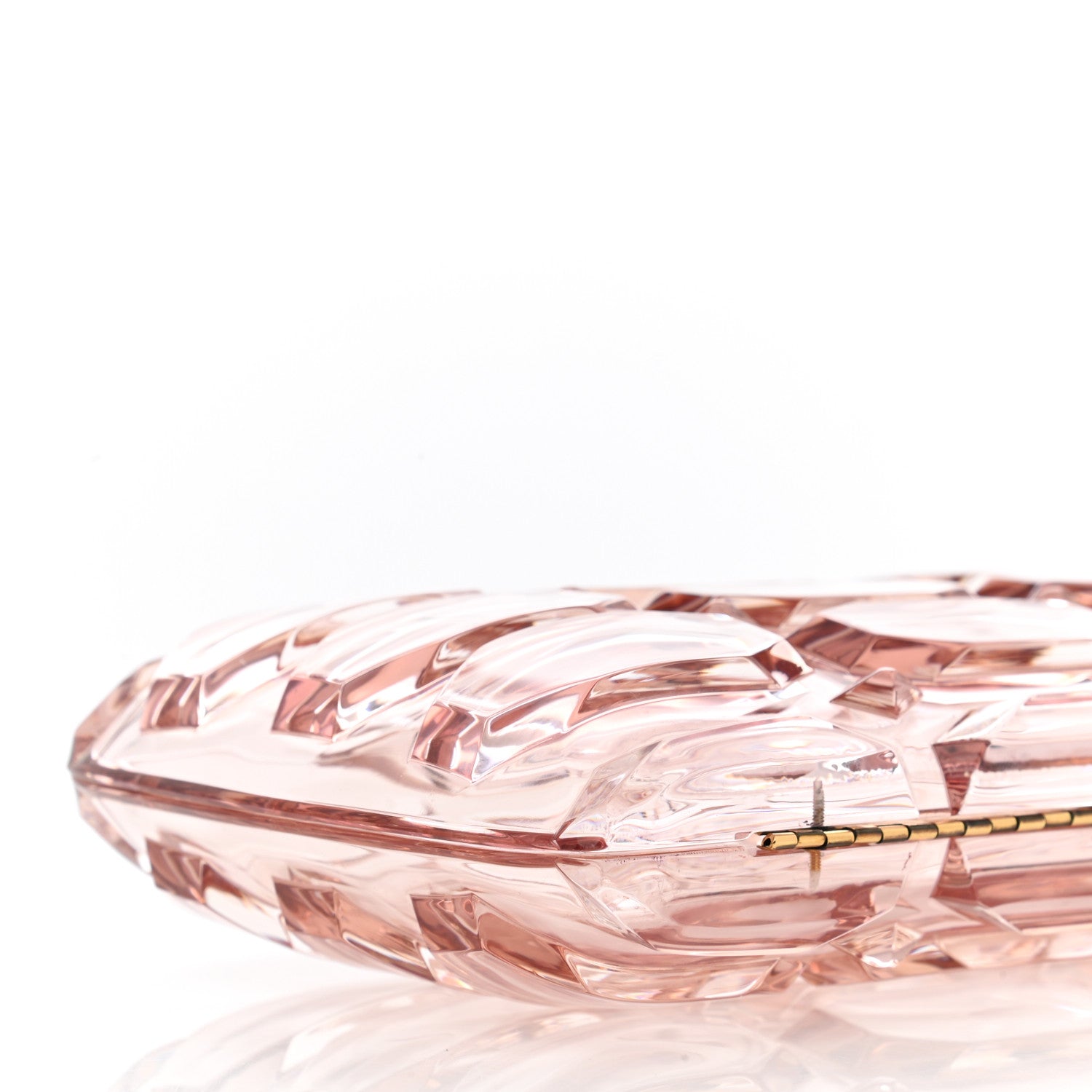 Gucci Plexiglass Aristrographic Box Clutch Pink 7 of 8