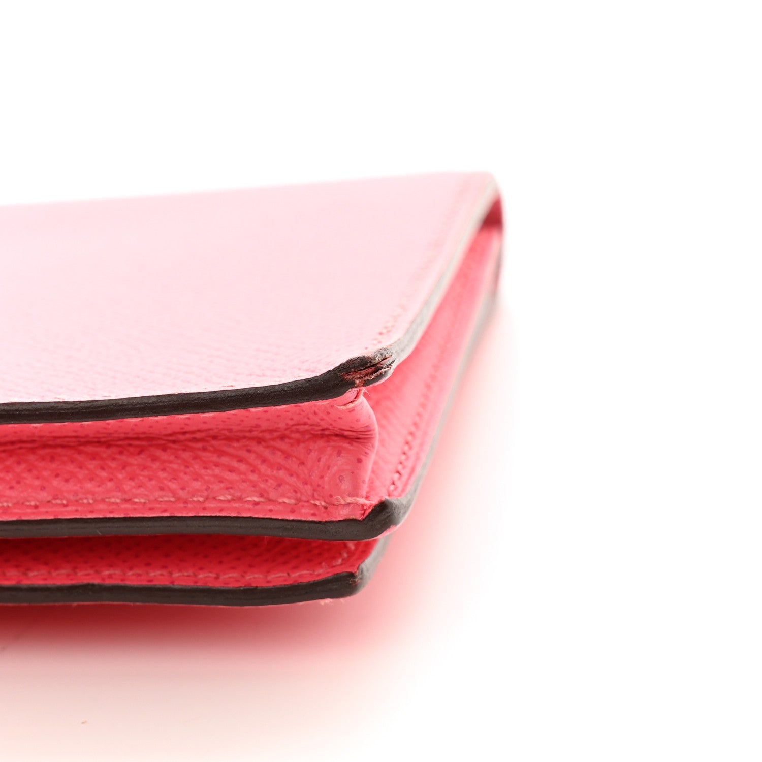 Hermes Epsom Bearn Gusset Wallet Rose Azalee 9 of 10