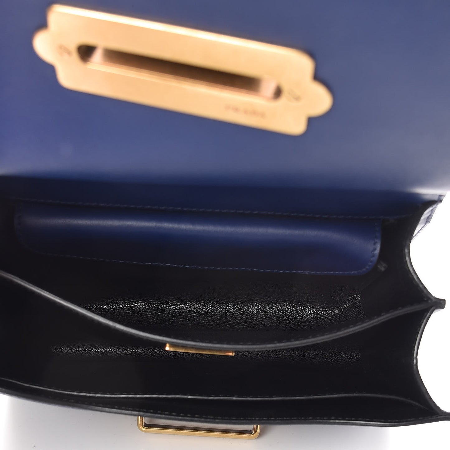 City Calf Saffiano Cahier Bag Inchiostro Black