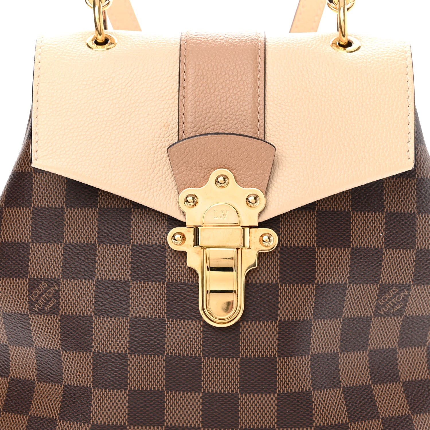 Louis Vuitton Damier Ebene Clapton Backpack Creme 7 of 9