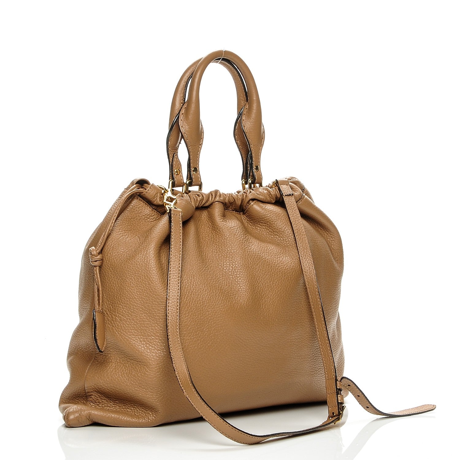 Burberry Prorsum Deerskin Big Crush Tote Fudge 3 of 8