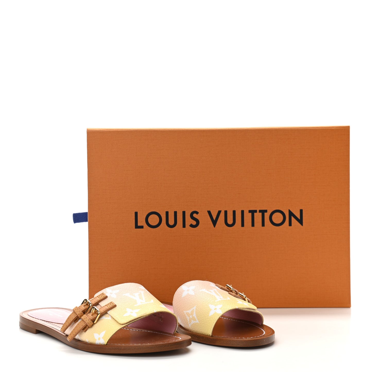 Monogram By The Pool Lock It Flat Mule 36 Pink