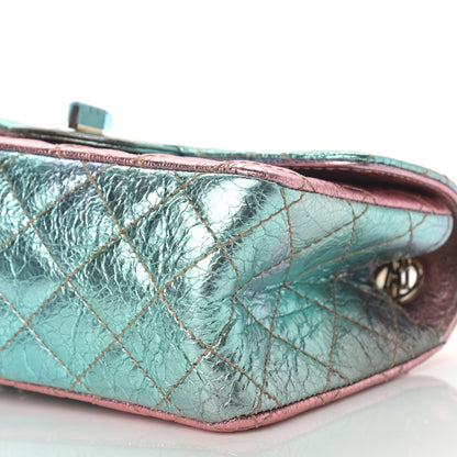 Chanel Metallic Goatskin Quilted Mini 2.55 Reissue Flap Multicolor 10 of 11