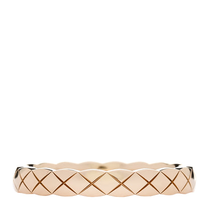 Chanel 18K Yellow Gold Mini Coco Crush Ring 59 8.75 1 of 5