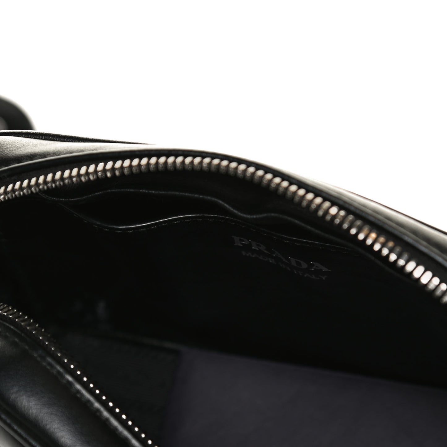Soft Calfskin Diagramme Crossbody Bag Black
