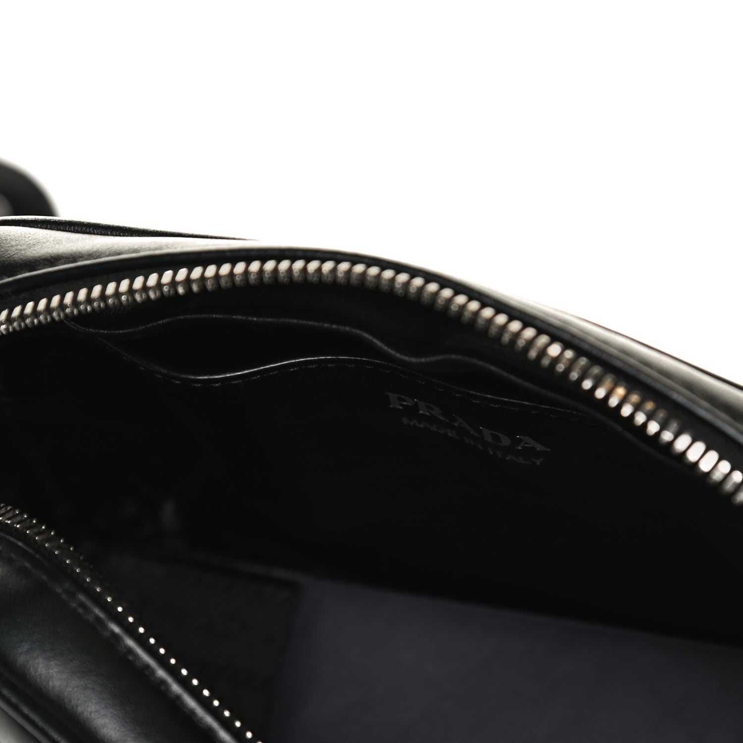 Prada Soft Calfskin Diagramme Crossbody Bag Black 13 of 14