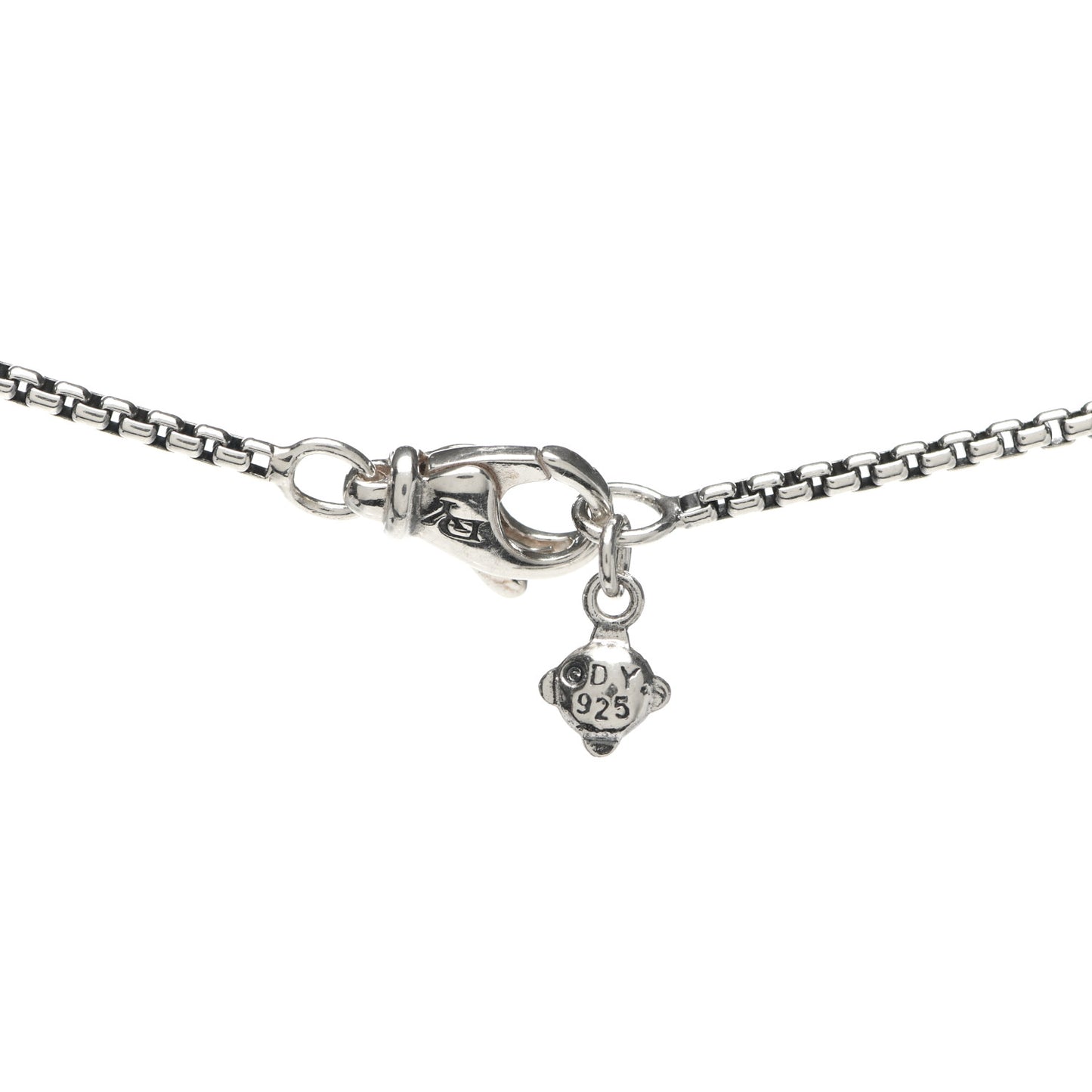 Sterling Silver Diamond Petite X Heart Necklace