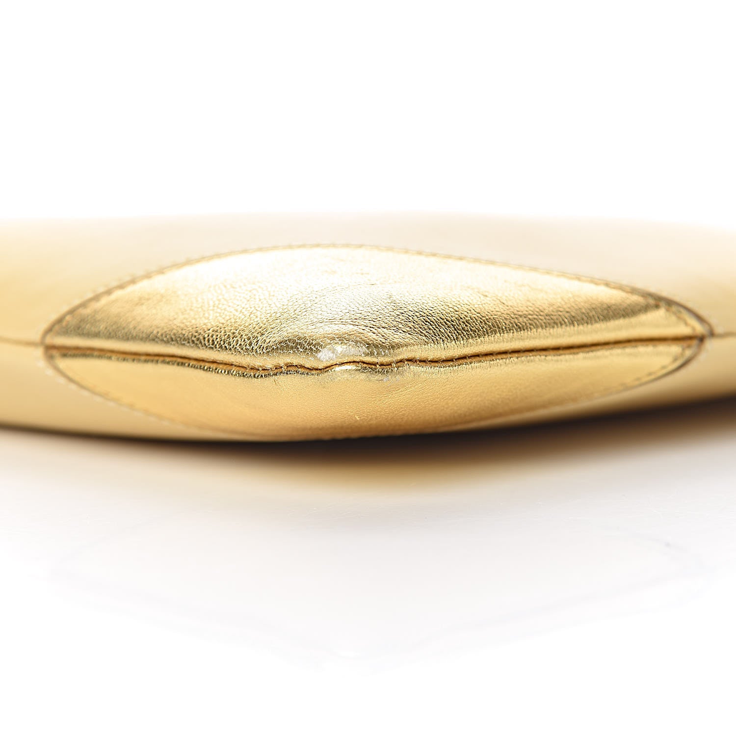 Celine Metallic Lambskin Bi-Color Coeur Ipad Clutch Gold 9 of 9
