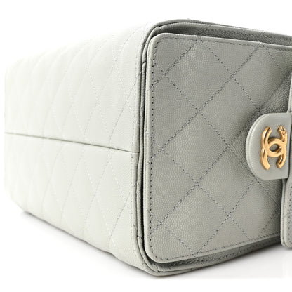 Chanel Caviar Quilted Small Chanel 25 Handbag Light Green 10 of 10