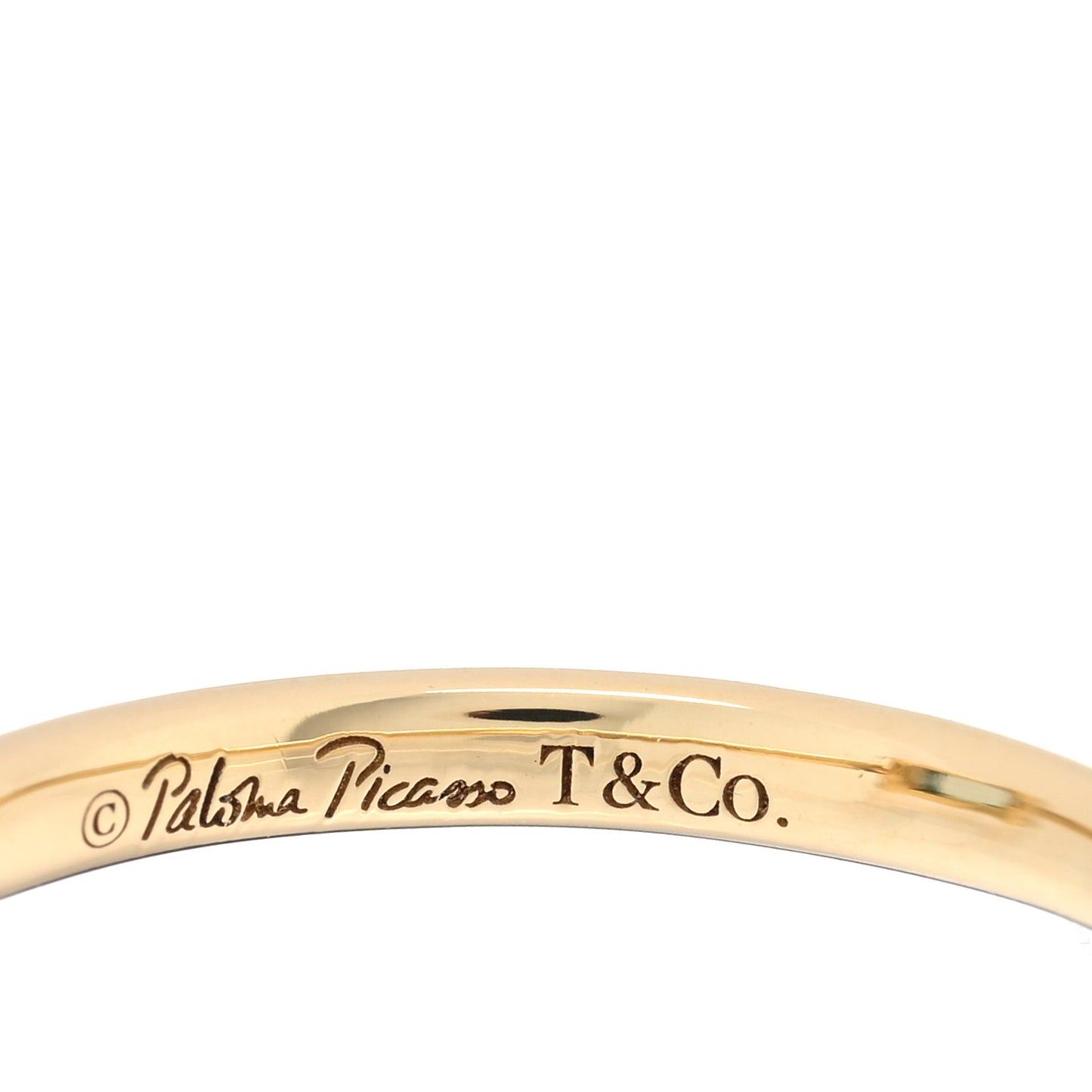 18K Yellow Gold Blue Topaz 7mm Paloma Picasso Sugar Stacks Ring 52 6