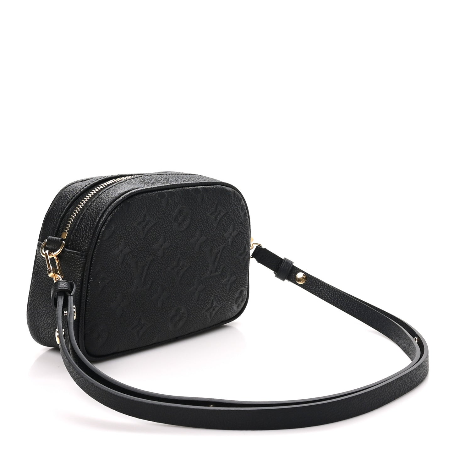 Empreinte Monogram Tiny Camera Bag Black