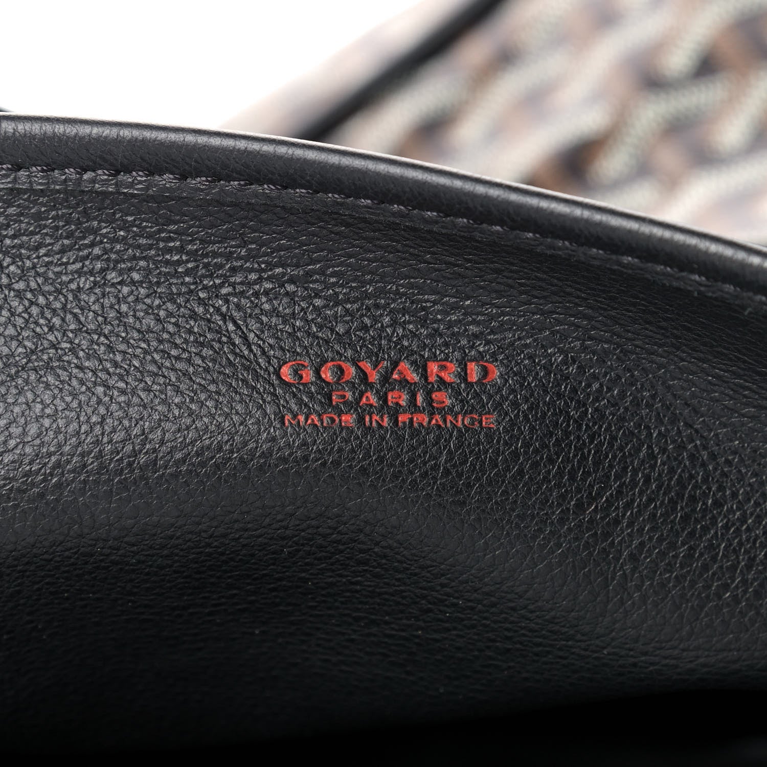 Goyard Goyardine Reversible Anjou GM Black 7 of 9