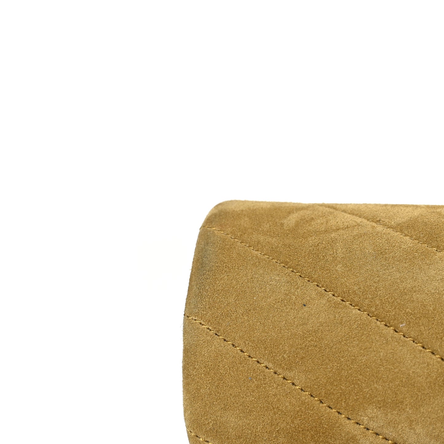 Suede Toy Loulou Shoulder Bag Chartreuse