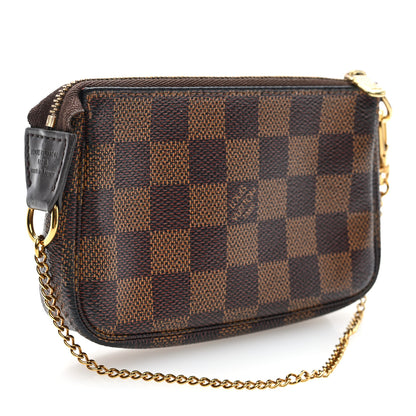 Louis Vuitton Damier Ebene Mini Pochette Accessories 2 of 8