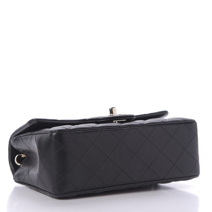 Chanel Lambskin Quilted Mini Rectangular Flap Black 4 of 10
